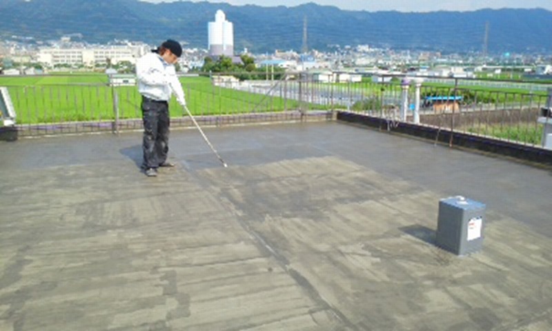 雨漏りによる屋上防水工事｜東大阪市