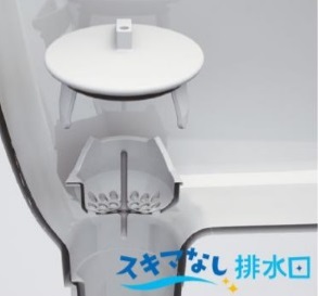 スキマなし排水口