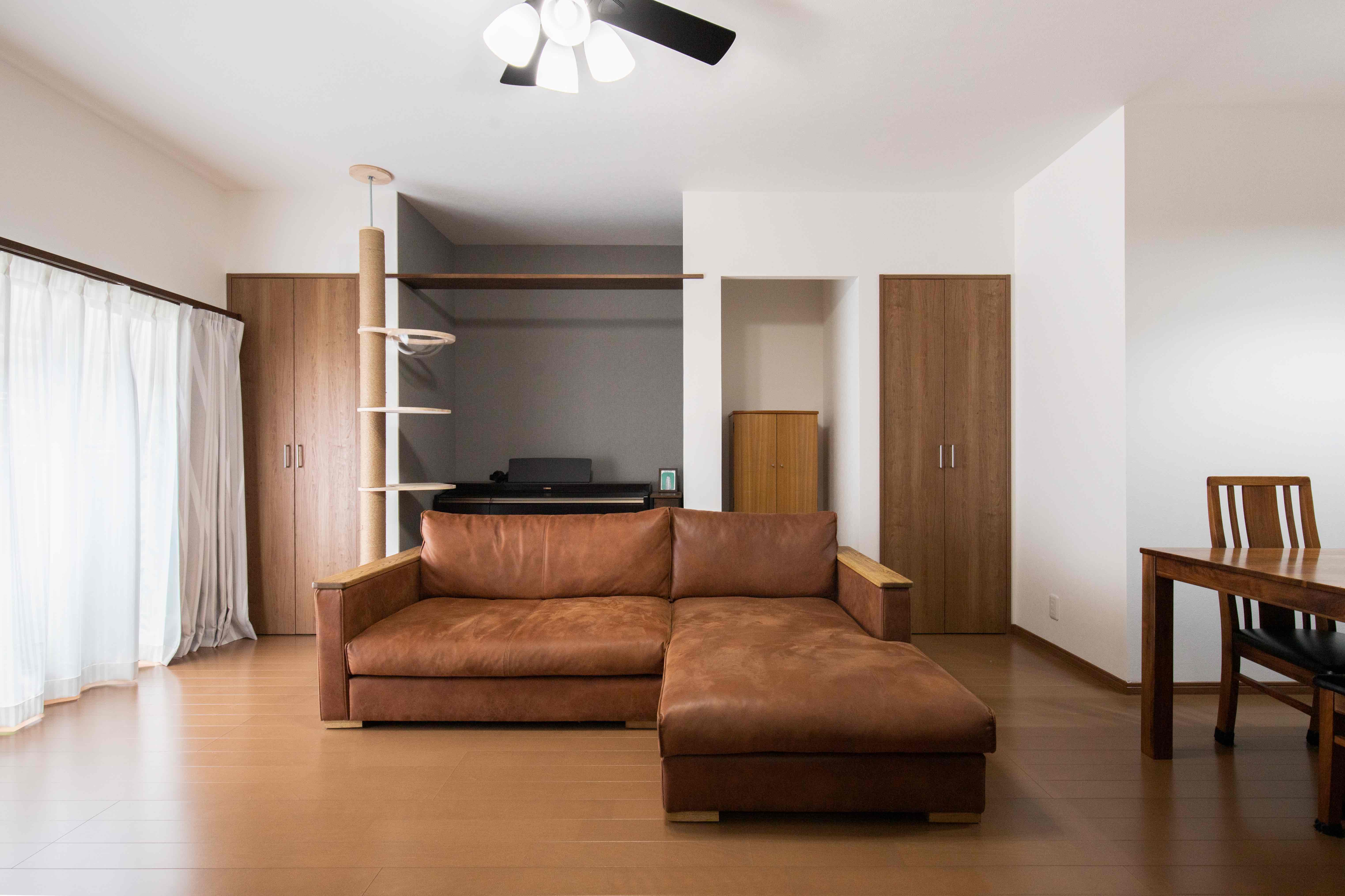 リビングにはキャットウォークを新設