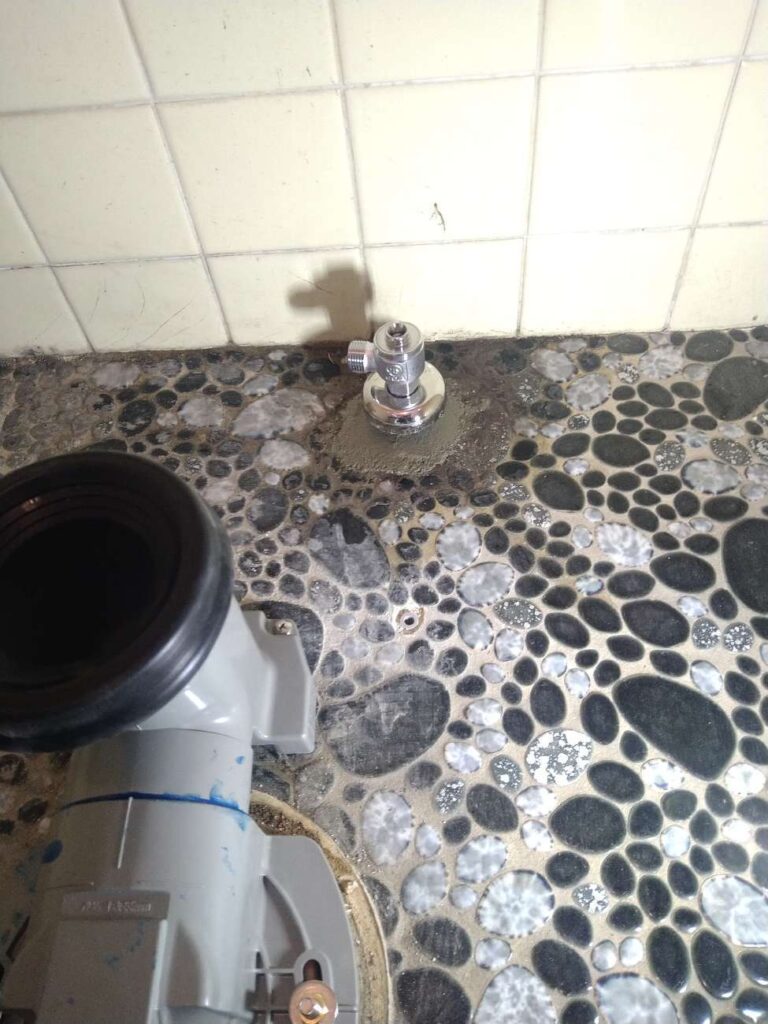 水漏れによるトイレ交換工事 施工事例|八尾市法人様