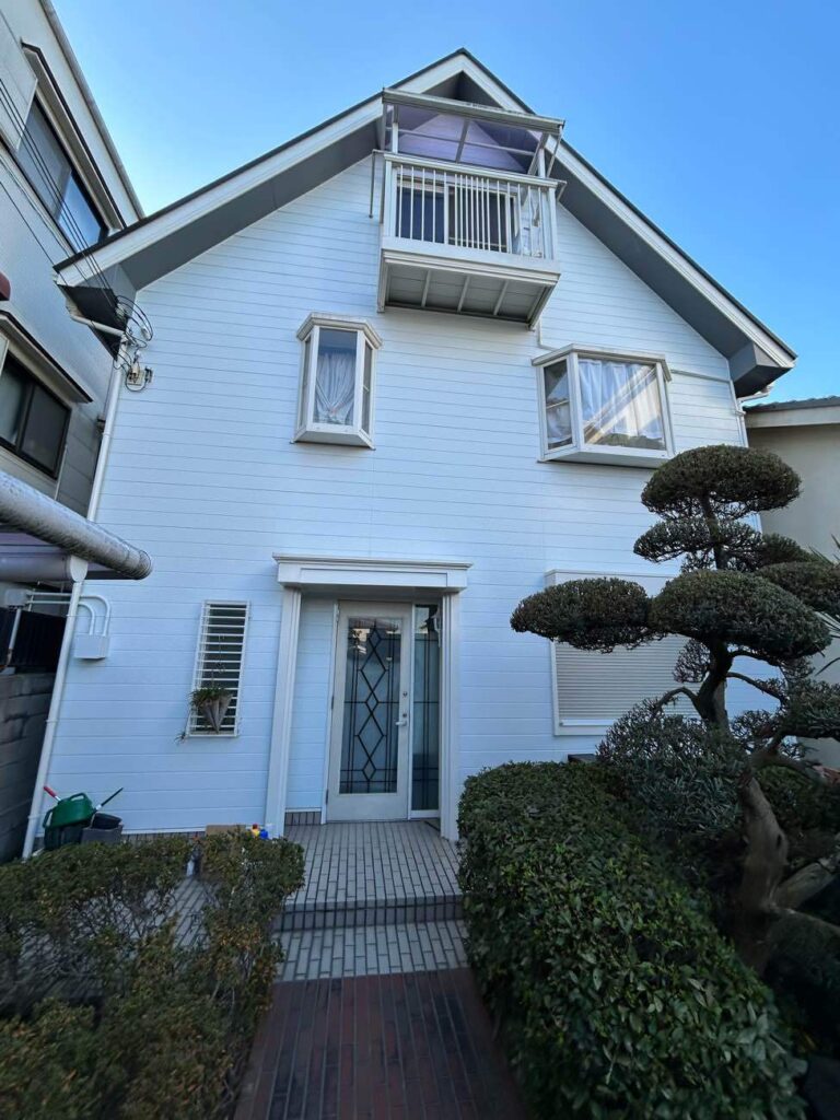 相続したご実家を、旅館のようなモダンな住まいに変身/内装リフォーム施工事例/東大阪市 H様邸/ビフォー/外観
