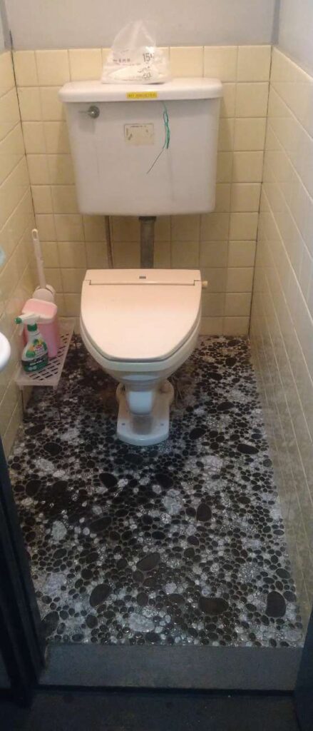 水漏れによるトイレ交換工事　施工事例｜八尾市法人様