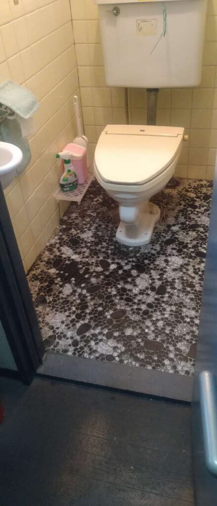 水漏れによるトイレ交換工事｜八尾市法人様
