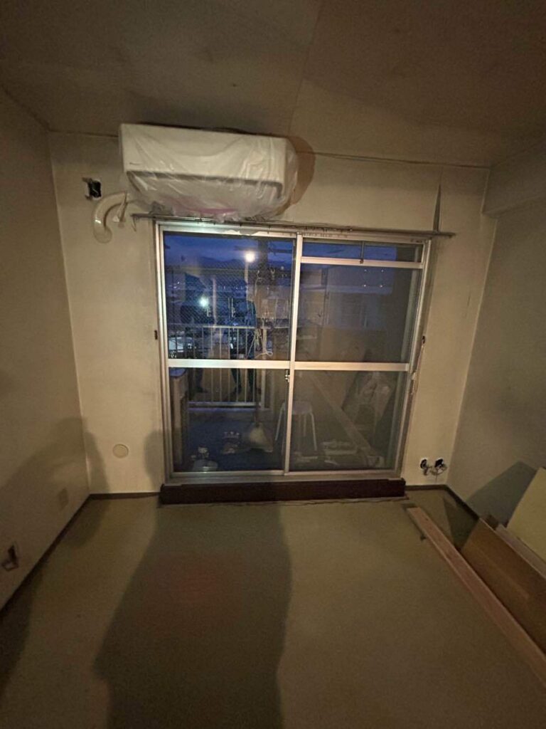 水まわりを中心としたマンションリフォーム／東大阪市／I様邸／施工中