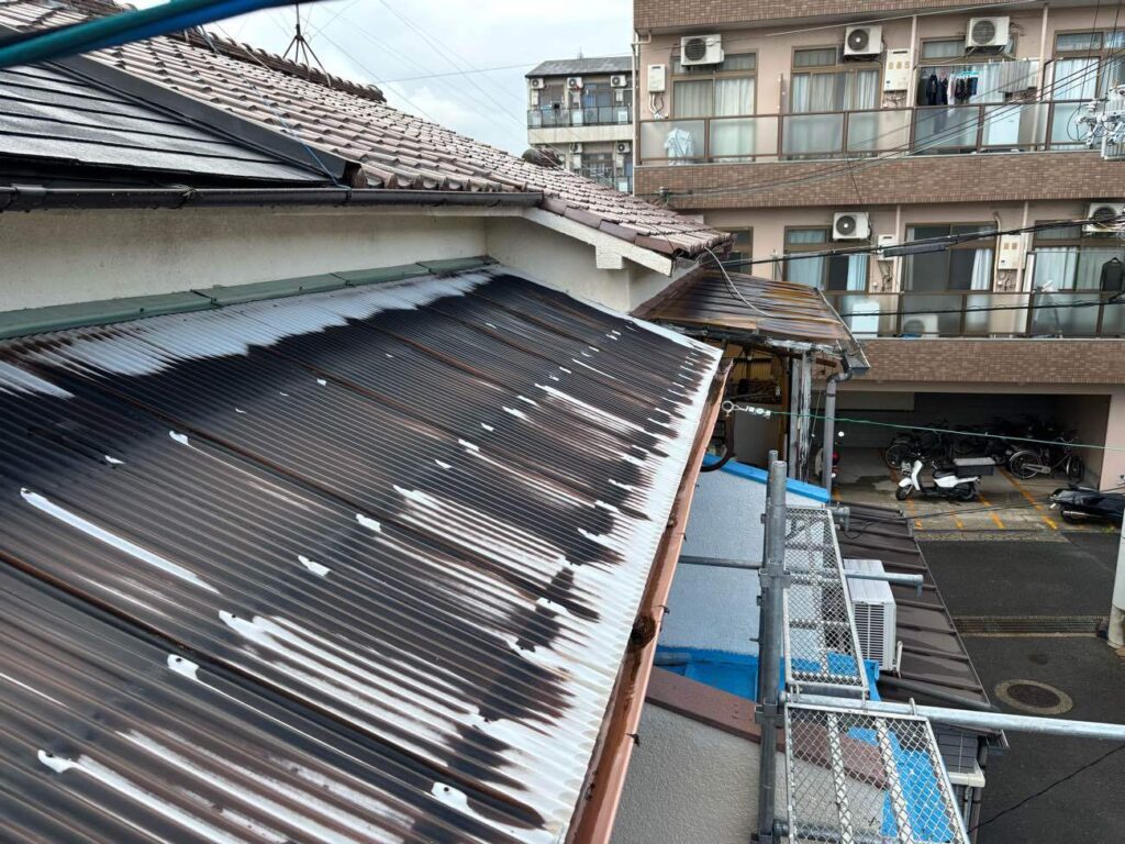 テラスハウス（連棟）の外壁塗装・雨樋改修｜東大阪市Ｉ様邸