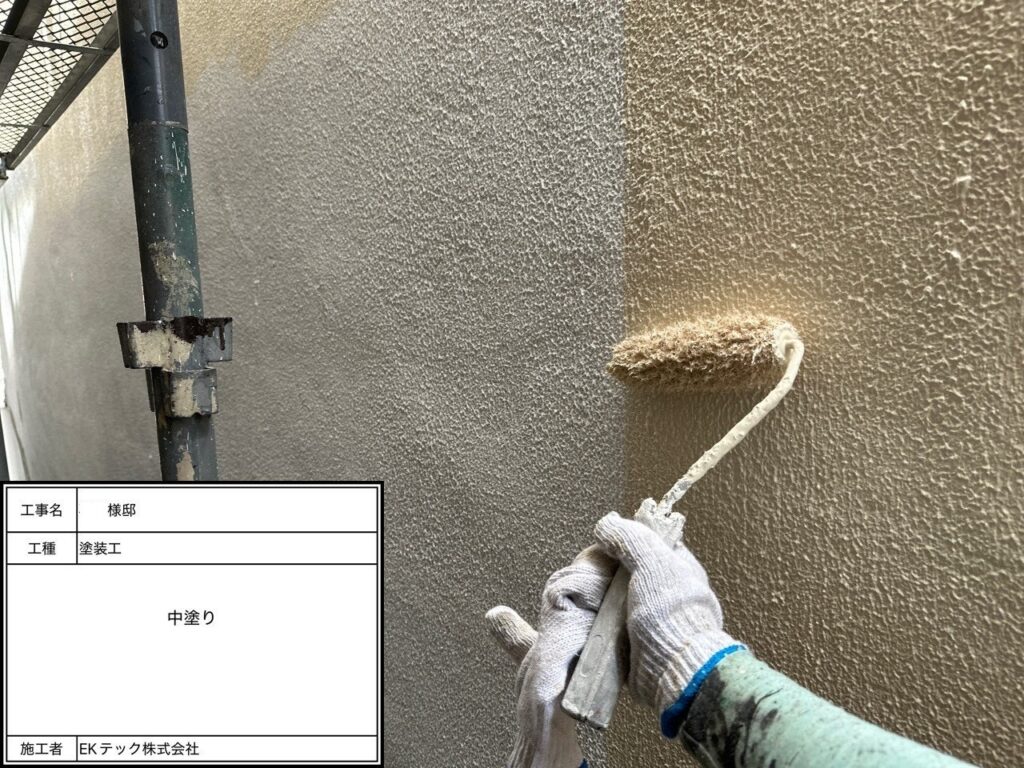テラスハウス（連棟）の外壁塗装・雨樋改修｜東大阪市Ｉ様邸