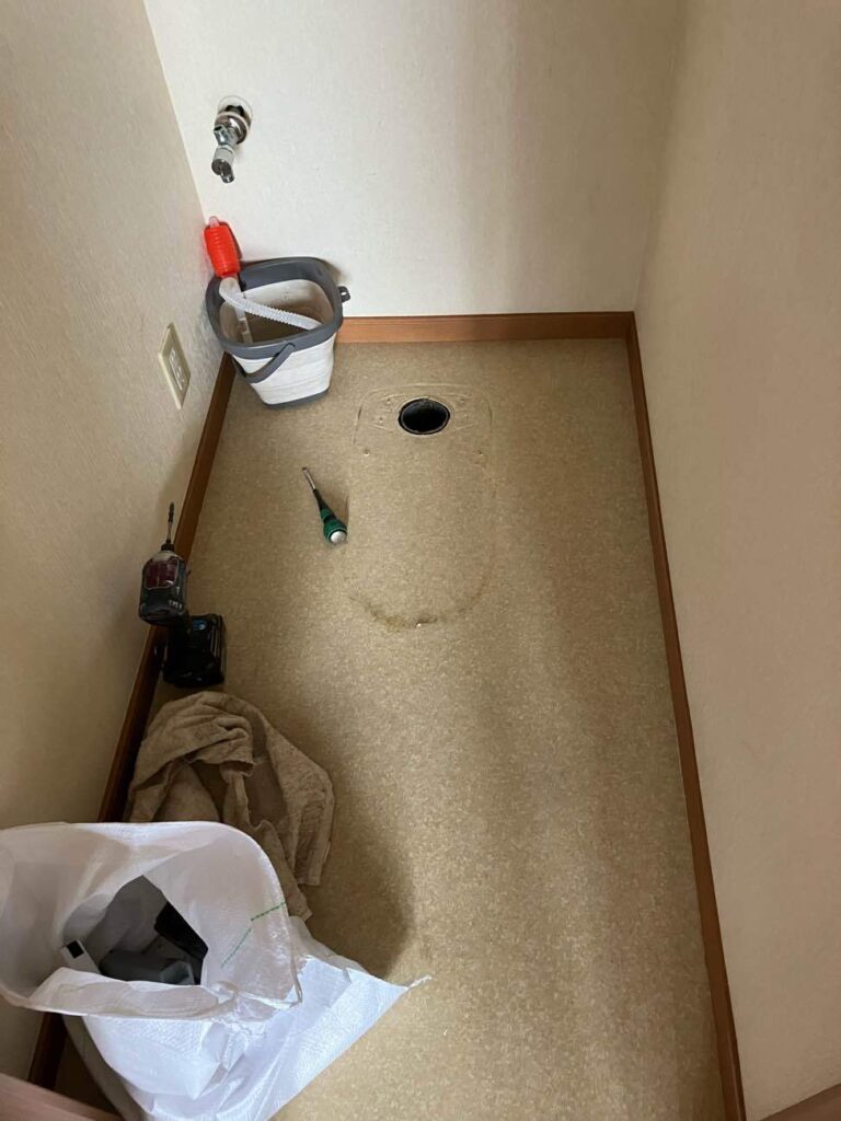 トイレを外したところ