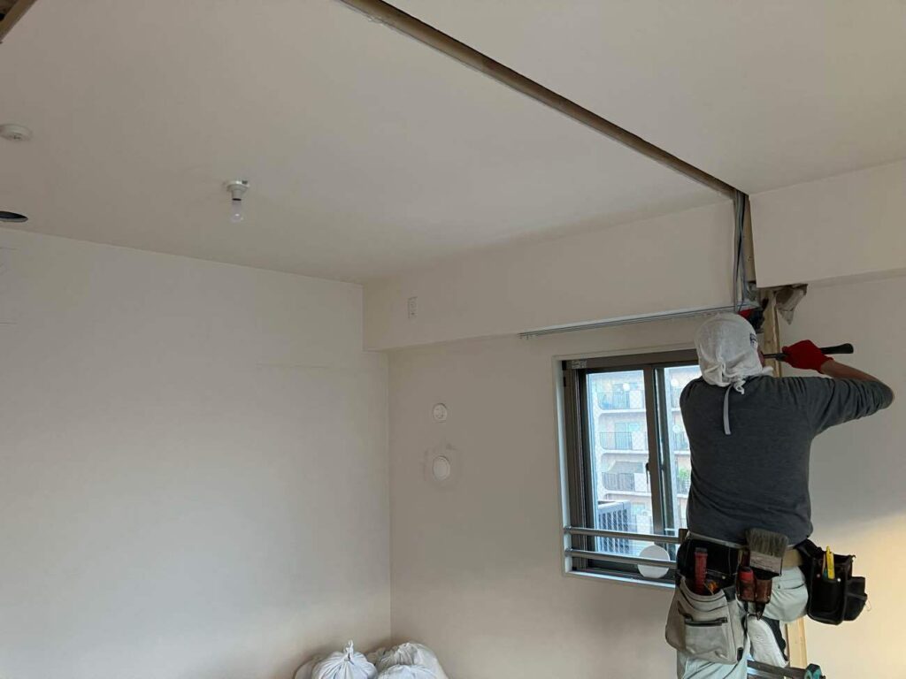 壁と天井の補修