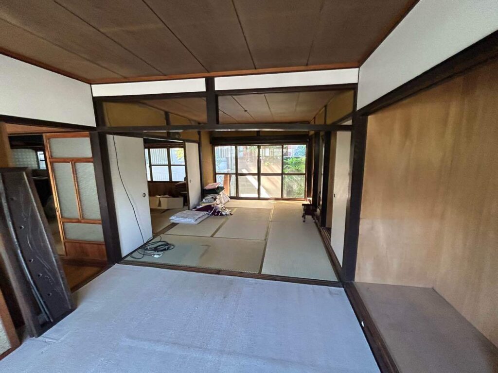 施工前の平家の様子