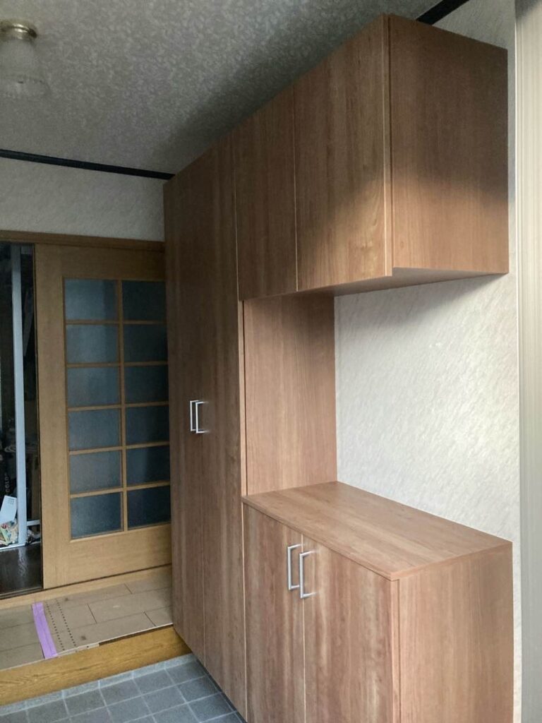 玄関収納　アフター