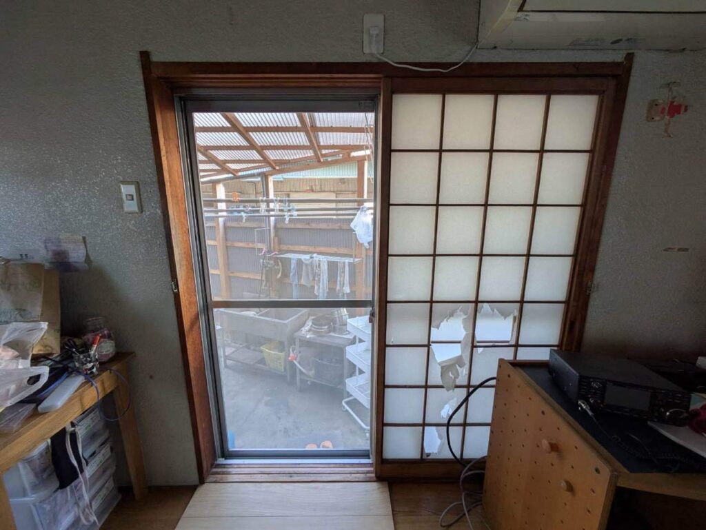 リビングダイニングの掃き出し窓