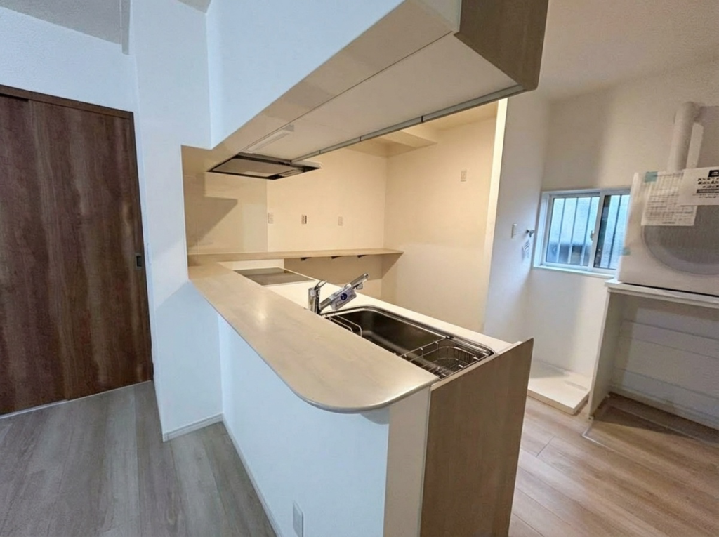 完成したキッチンカウンター