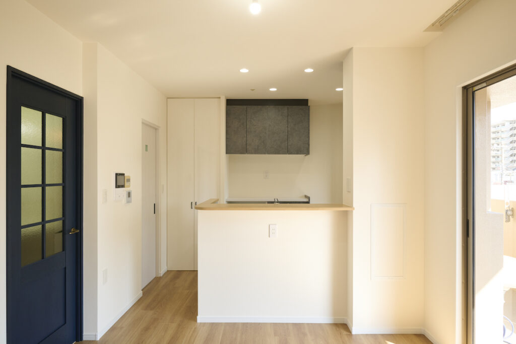 施工後のキッチン