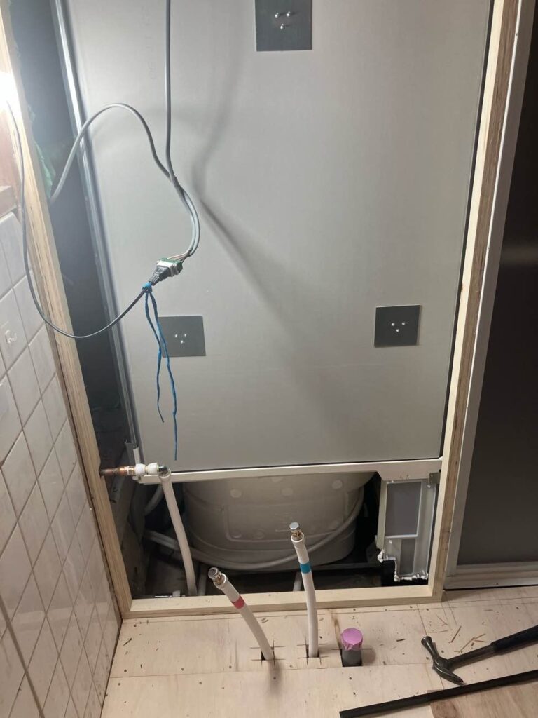 浴室と洗面室の間