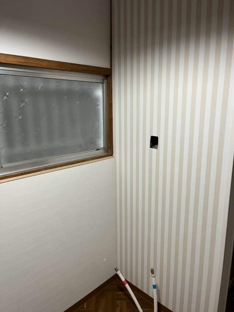 洗面室　クロス