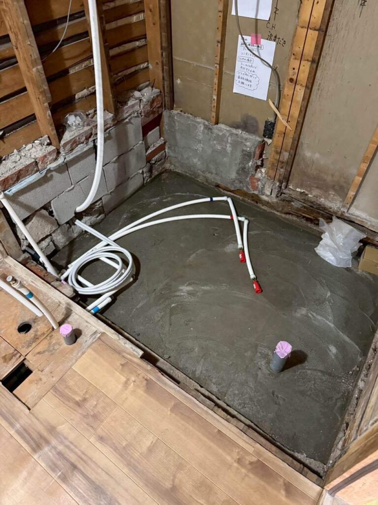 ユニットバス　土台