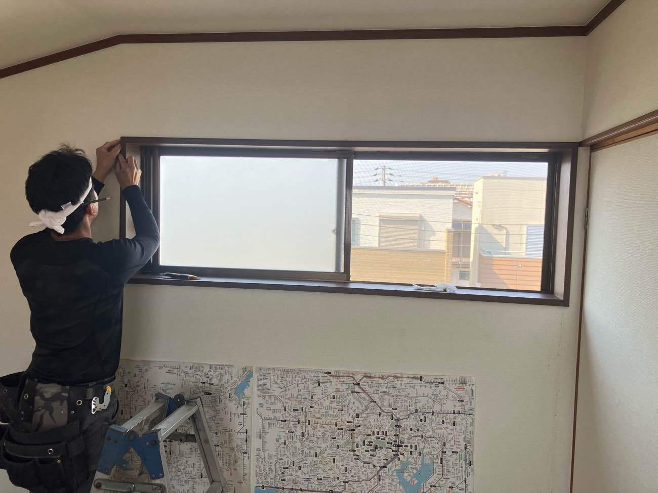 作業中