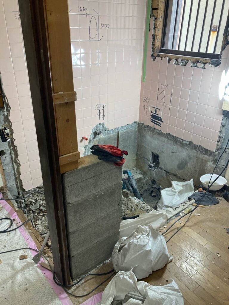 浴室解体