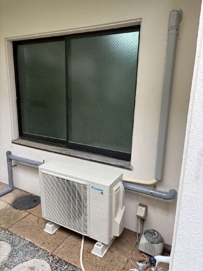 エアコン室外機設置